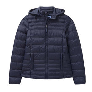 เสื้อแจ็คเก็ตฤดูหนาวสำหรับผู้หญิงแบบกำหนดเอง ขนเป็ดแท้ 90% สีขาว ราคาขายส่ง - Product Image 1