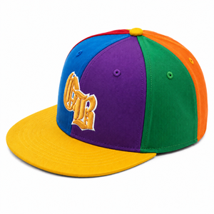 Casquettes en sergé de coton vierges en gros, casquettes de baseball brodées personnalisées en gros, casquettes de baseball brodées sur mesure, casquettes snapback ajustables - Product Image 1