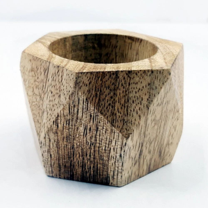 Anneaux de serviette en bois classiques de qualité supérieure, faits à la main, écologiques, pour la décoration de table de mariage ou de fête, FAIZA CRAFT, provenant de l'Uttar Pradesh - Product Image 5