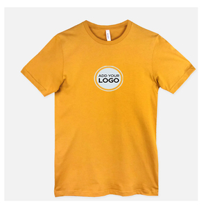 High Density Digital Print Men's Eco-Friendly Breathable Short Sleeve Loose Fit Bamboo/Cotton Blend <b>T</b>-<b>Shirt</b> Front Custom Logo - Product Image 1