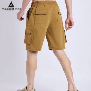 Shorts de sport pour hommes au design unique fabriqués au Pakistan, 100% coton, taille mi-haute, cordon de serrage, respirant, séchage rapide, personnalisable - Product Image 5