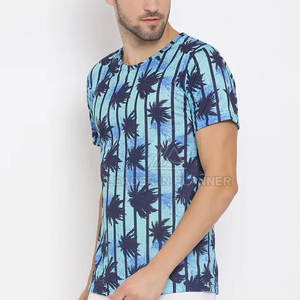 Camiseta de sublimación 100% algodón con logo personalizado impreso, diseño único, corte holgado, camiseta de sublimación de verano para hombre - Product Image 2