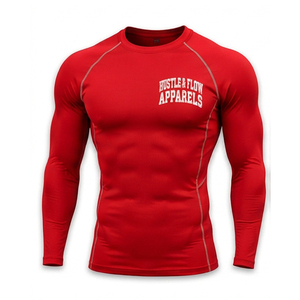 High Quality Eco-Friendly <b>Compression</b> <b>Shirt</b> Customized Long Sleeve Breathable Quick Dry <b>Men</b> Running Sports <b>Compression</b> <b>Shirt</b> - Product Image 2