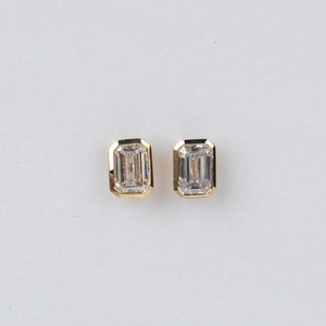 Pendientes de Diamantes Cultivados en Laboratorio, Corte Esmeralda, Color F, 1.40 ct, Elegantes, Clásicos, Joyería Fina para Mujer - Product Image 3