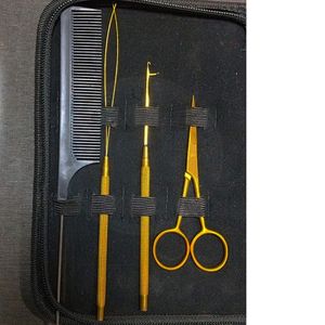 Kit de Herramientas Profesionales para Extensiones de Cabello de Acero Inoxidable Atadas a Mano, Juego de Pinzas con Logotipo Personalizado, 8 Piezas - Product Image 5