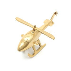 Modelo de Helicóptero Art Deco de Aluminio Hecho a Mano, Pieza Coleccionable de Aeronave, Miniatura para Escritorio de Oficina - Product Image 3