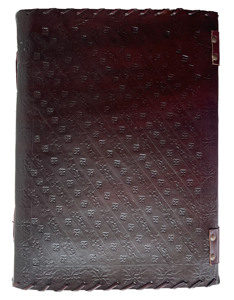Genuine Leather A6 Sewing Seven Chakra Medieval Stone Embossed Handmade Journal Sketch <b>Book</b> Office Diary College <b>Note</b> <b>Book</b> - Product Image 3