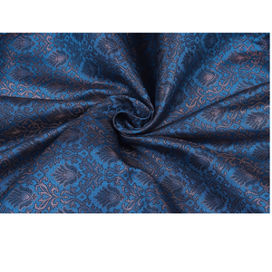 Tela de Brocado de Poliéster con Diseño Floral, Textil Elegante para Vestidos de Novia, Confección de Ropa, Manualidades y Proyectos de Moda - Product Image 1