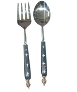 Service de couverts en acier inoxydable, ensemble de couverts faits à la main, cuillère grenouille, couverts de Restaurant, hôtels et maison à la mode, nouveau Design, - Product Image 1