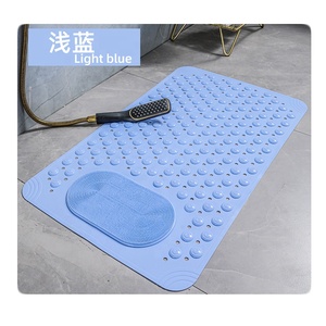 แผ่นรองอาบน้ำพลาสติก PVC สำหรับห้องน้ำ ซักเครื่องได้ มีรูระบายน้ำ - Product Image 3