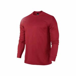 Camiseta de Cuello Redondo de Manga Corta Roja para Hombre, Corte Regular, Diseño Holgado, Patrón Personalizado, 100% Algodón, Transpirable, Ropa Casual - Product Image 2