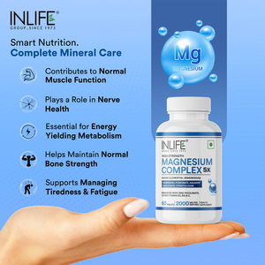 Suplemento de Magnesio Certificado por GMP de INLIFE, 2000 mg, 5 Veces Más Zinc Picolinato, para Dormir, Concentración, Músculos, Glicinato Quelado, Mejora la Densidad Ósea - Product Image 4