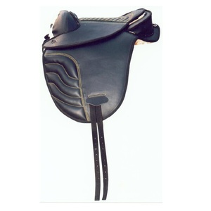 Nouvelle conception de selle anglaise sans arceau en cuir synthétique souple et résistant - Product Image 4