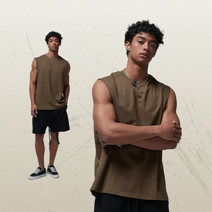 Quick Dry Eco-Friendly Breathable <b>Running</b> <b>Singlet</b> Workout Tank Top Men Gym Sport Mesh Vest O-Neck 100% Cotton - Product Image 2