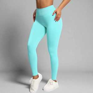 Wholesale Premium Fitness Wear Women Leggings with Breathable <b>Mesh</b> Panel 87% Nylon 13% Spandex Four-Way Stretch - Product Image 5