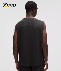 เสื้อกล้ามออกกำลังกายผู้ชาย XEEP รุ่น XC-GTT-42 ระบายอากาศได้ดี แห้งเร็ว พิมพ์ลายแบบ Heat-Transfer ผ้าถัก 100% คอตตอน คอกลม สีพื้น - Product Image 2