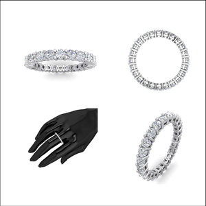 Bague en argent 925 avec diamant de laboratoire pour femmes, certifiée IGI, fabricant de bijoux fins éthiques, vente en gros, RJC OEM ODM WB300910 - Product Image 2