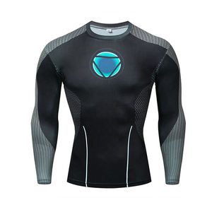 Best Quality Full Sleeve Rash Guard with Custom Colors Logo Spandex/Nylon Material Unisex OEM Service-Low Price Hot Rate Product - Product Image 3