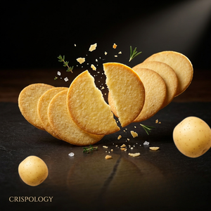 Wholesales Sampling Services 100% Fresh Potato Crackers Crunchy Snack Bites 342g ODM Vietnam Factory - Product Image 1