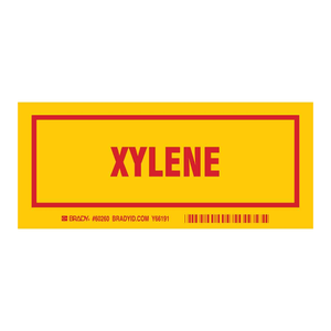 ฉลากกาวในตัวทนสารเคมี Brady Xylene สำหรับติดป้ายระบุอุปกรณ์และห้องปฏิบัติการ - Product Image 2