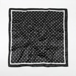 Pañuelo cuadrado con estampado de lunares, tacto satinado, muy suave, bandana, pañuelo para el cuello para hombre y mujer, pañuelos para la cabeza - Product Image 6