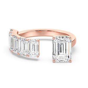 Emerald <b>Gap</b> Anniversary Ring - Product Image 5