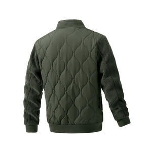 Men High Street Style Puffer <b>Jacket</b> with Stand Collar Winter <b>Warm</b> in Various Colors - Product Image 6
