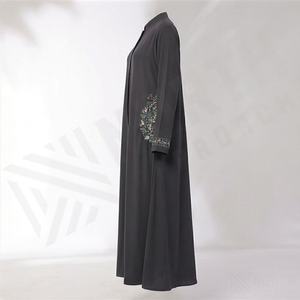 Vestidos de Ramadán para Mujeres Musulmanas, Modestos, de Alta Calidad, Abaya de Chifón, Estilo Kaftán, Color Personalizado, Transpirable - Product Image 3