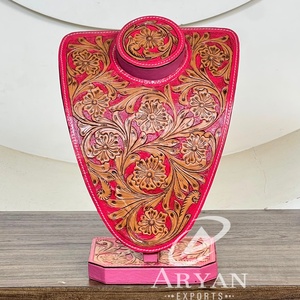 Support de Présentation de Colliers Western Sculptés 2026, Fabrication Artisanale, Motif Floral, Décoration Rustique pour Boutique, Ensemble Cadeau – Vente Directe Usine de Luxe - Product Image 1