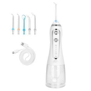 Idropulsore Dentale Portatile Ricaricabile Senza Fili IPX7 Impermeabile con 5 Modalità e 5 Ugelli per la Pulizia dei Denti - Product Image 1
