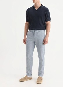 Pantalones de Verano Ligeros de Cintura Media para Hombre Stripped Lenin ODM - Product Image 2