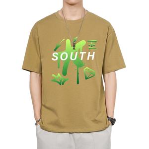 เสื้อยืดแขนสั้นผ้าโพลีเอสเตอร์ถักคอกลมสำหรับผู้ชายพิมพ์โลโก้บนหน้าจอฟรีสำหรับโฆษณา - Product Image 4