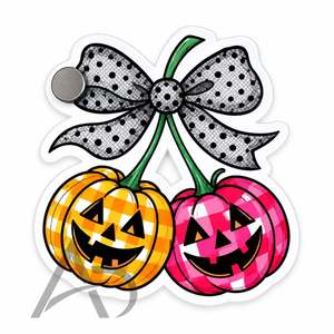 Soporte de Pestañas Acrílico con Diseño de Calabaza de Halloween, Sostenible, Personalizado con Logotipo, Lindo y Espeluznante, Servicio OEM - Product Image 1