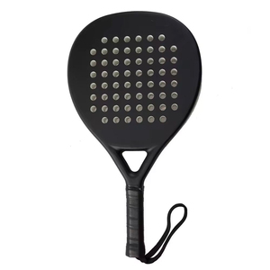 Raqueta de Pádel de Diseño Personalizado, Nueva, de Fibra de Carbono, con Forma de Lágrima, Empuñadura de Cuero Antideslizante, Mejor Rendimiento - Product Image 2