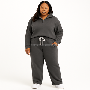 Conjunto Deportivo para Mujer – Sudadera con Capucha y Cremallera de Tela Transpirable y Pantalones Jogger, Impresión de Logotipo Personalizado, Soporte de Fabricante OEM/ODM - Product Image 5