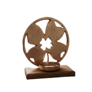 Luxury Style Handcrafted Christmas Clover Décor | High Quality Unique Design Decorative Ornament for <b>Table</b>, Shelf & Home - Product Image 1