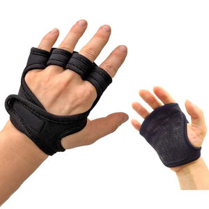Gants de sport d'été transfrontaliers pour hommes et femmes, respirants, demi-doigts, antidérapants, imperméables, prévention des callosités, sans doigts - Product Image 6