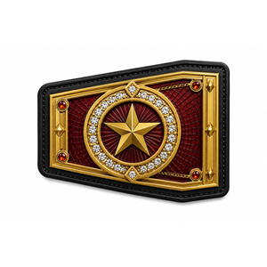 Treasures Impex TI-CB-B12 Wrestling Champion <b>Belt</b> Gold <b>Red</b> Metal Sports Celebrity Collectible for Fans and Wrestlers - Product Image 6