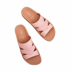 Peach Casual Softys CL5392 Sandalias de tacón Suave y elegante Diseño inspirado en Pavo Real - Product Image 1