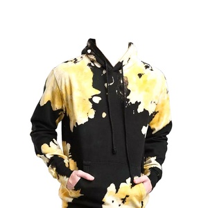 Acid Wash Hoodie <b>Men</b> 100% Cotton Knitted Heavyweight Eco-Friendly Breathable Oversized Streetwear Casual Style - Product Image 1