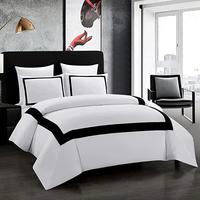Colección Clásica de Lujo y Confort, Sábanas de Percal Blanco Ultrasuaves de 400 Hilos, 100% Poliéster, Personalizables, Tamaño Queen, Diseño Sólido
