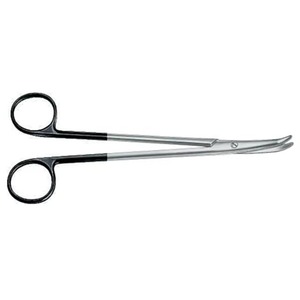 กรรไกรผ่าตัดแบบโค้ง Supercut Fomon ทำจากสแตนเลสสตีล ใช้ซ้ำได้ ด้ามจับสีดำเคลือบซาติน - Product Image 3