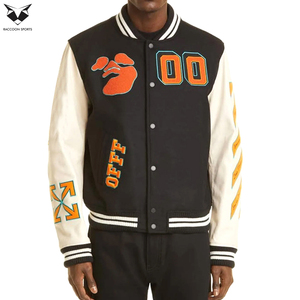 Men's Casual Color Best Latest Style Print Comfortable Premium Quality Latest Style New Arrival College Baseball Varsity <b>Jacket</b> - Product Image 5