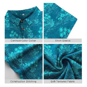 Bangladesh fabrica polos con estampado a color, diseño personalizado a la moda, tallas grandes, estilo casual y elegante para hombres. - Product Image 5