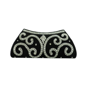 Wholesale Luxury Ladies <b>Clutch</b> Purse Best Quality Evening Purse Crystal Rhinestone Beaded Stone Peacock Acrylic Satin Special - Product Image 6