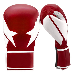 Gants de boxe en cuir PU personnalisés de haute qualité, logo personnalisé, design à doigts complets, fermeture auto-agrippante, emballage personnalisé pour - Product Image 2