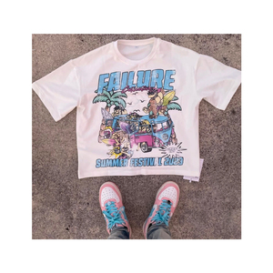 เสื้อยืดคอตตอนคุณภาพสูงสำหรับผู้ชาย ทรงบ็อกซี่ หนานุ่ม พิมพ์ลายได้ตามต้องการ พร้อมโลโก้สั่งทำ - Product Image 4