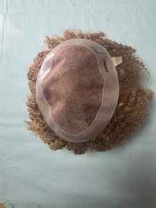 ทูเป้ผมแท้แบบหยิกสไตล์อินเดียสำหรับผู้ชาย ฐานโมโน Prothes-TAZ HAIR BANGLADESH - Product Image 2