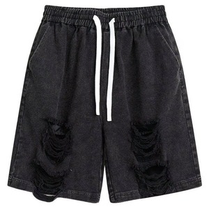 Pantalones Cortos de Baloncesto para Hombre con Bajo Deshilachado, Personalizables con Serigrafía y Bordado, Shorts Deportivos Casuales de Verano - Product Image 5