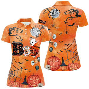 Halloween pour Polo 30 août Sublimation 100% coton respirant tissu tricoté coupe surdimensionnée - Product Image 6